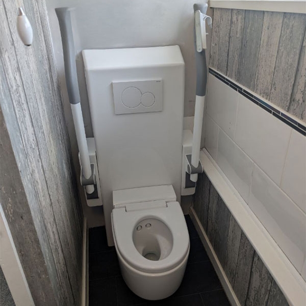 Innovative Adaptation: Creating Safe, Independent Care in a Compact Bathroom