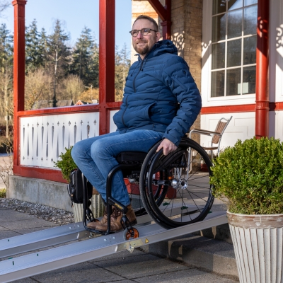 Stepless Folding Telescopic Ramps