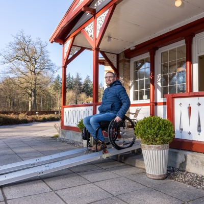 Stepless Folding Telescopic Ramps